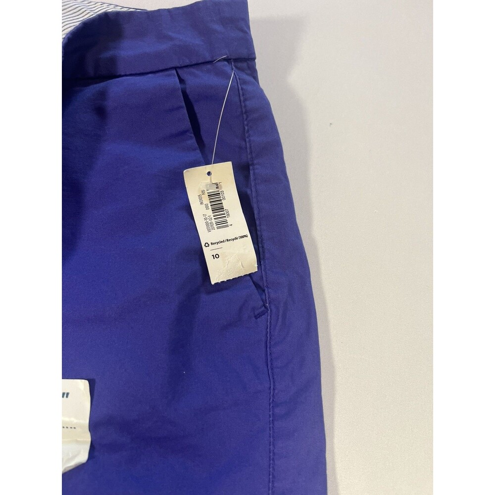 Old Navy Everyday Shorts Women's 10 Purple Flat Front High Rise Pockets NEW! - Picture 7 of 10
